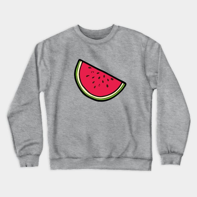 Watermelon Slice Crewneck Sweatshirt by evannave